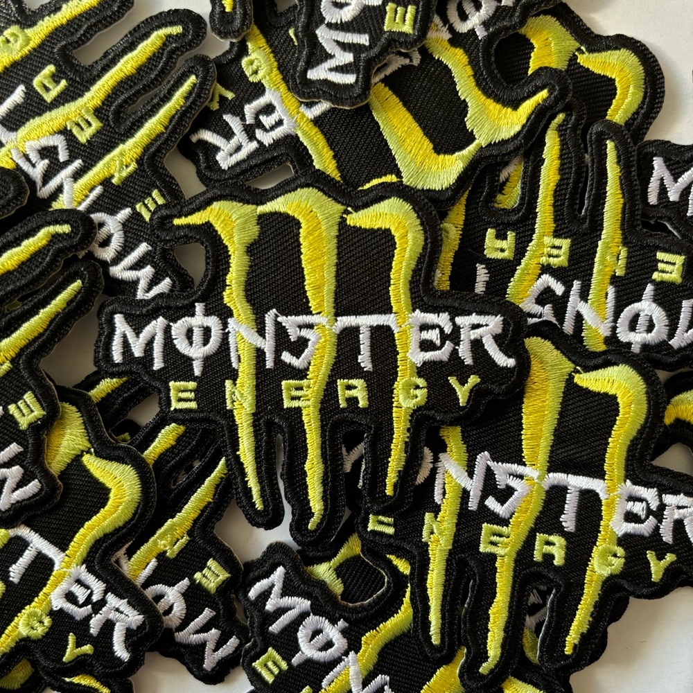 10 Monster Energy Drink Iron on Patches